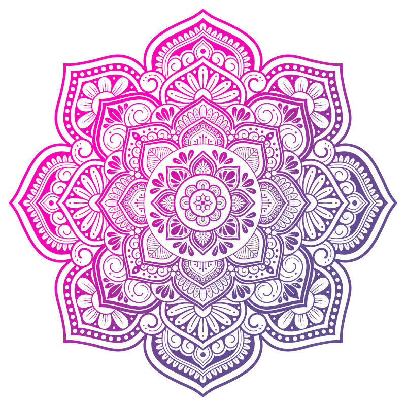 Aion Mandala by Amy Cohas – digital mandala art with intricate symmetrical patterns, flowing curves, and detailed linework, available as prints, stickers, and more.